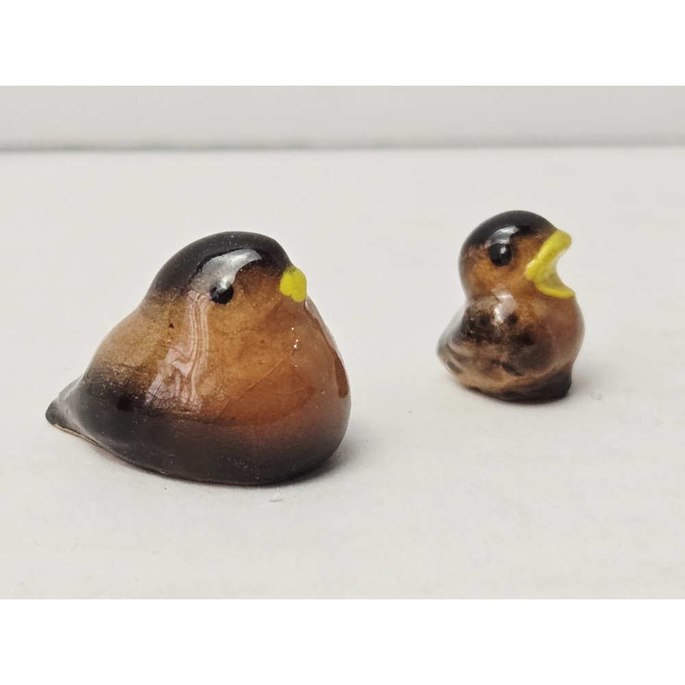 Hagen Reanker miniature mini birds Robin‎ mamma baby